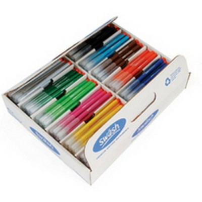 SwÃµsh KOMFIGRIP Fine Tip Colouring Pens Assorted Classtray of 300