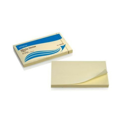 Initiative Sticky Notes 76x127mm (5" x 3") Yellow