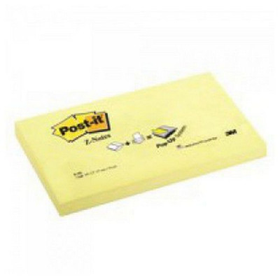 Post-it Z Notes 76x127mm Canary Yellow (Pack of 12) R350Y