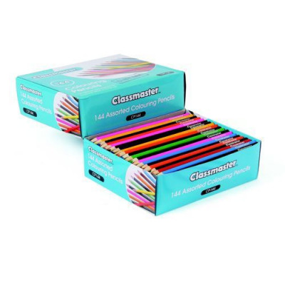 Classmaster Colouring Pencils Assorted Pack 144