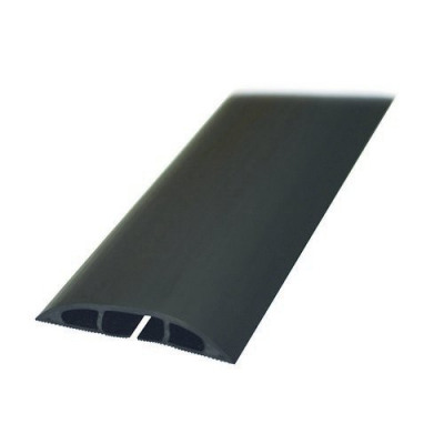 D-Line Black Light Duty Floor Cable Cover 60mmx1.8m