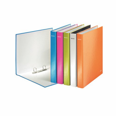 Leitz Wow 2 D-Ring Binder 25mm A4 Plus Assorted (Pack of 10) 42412099