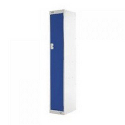 Single Compartment Locker D300mm Blue Door MC00001