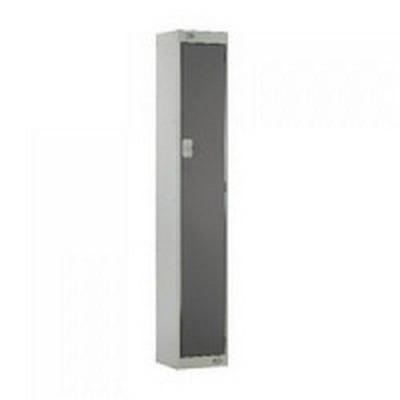 Single Compartment Locker D300mm Dark Grey Door MC00003