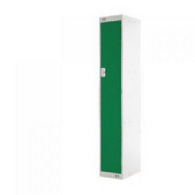 Single Compartment Locker D300mm Green Door MC00004