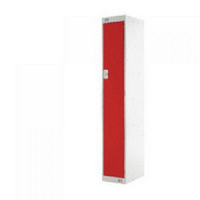 Single Compartment Locker D300mm Red Door MC00005