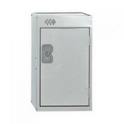 One Compartment Quarto Locker D300mm Light Grey Door MC00074