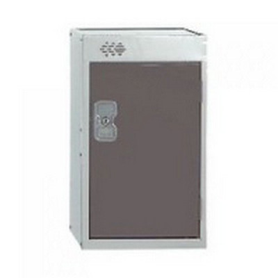 One Compartment Quarto Locker D300mm Dark Grey Door MC00075
