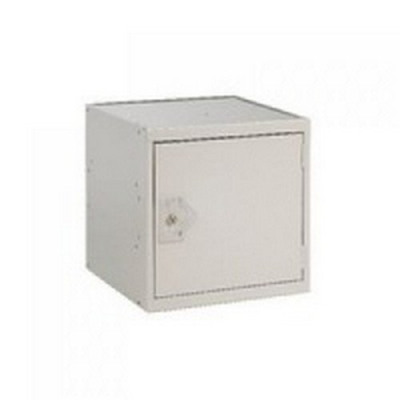 One Compartment Cube Locker D300mm Light Grey Door MC00086
