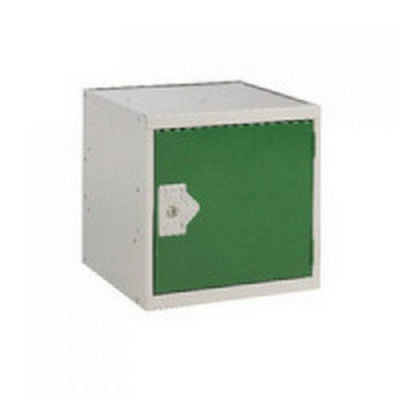 One Compartment Cube Locker D380mm Green Door MC00094