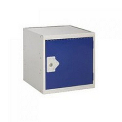 One Compartment Cube Locker D450mm Blue Door MC00097