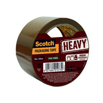 Scotch Tape PVC 50x66 Buff Code PV Pack 6