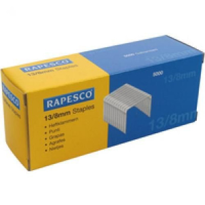 Rapesco Staples 8mm 13/8 Pack of 5000