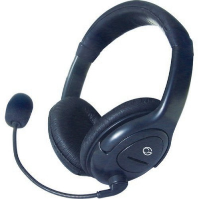 Computer Gear HP 512 Multimedia Stereo Headset With Boom Microphone 24-1512