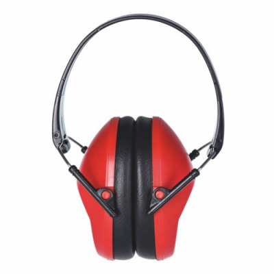 Foldable low level attenuation ear muffs suitable for low level noise workplaces. The ultra slim earmuffs ensure a soft and lightweight fit which envelopes the ears keeping them safe and protected.