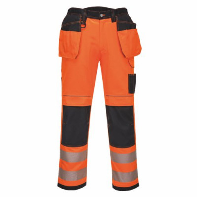 Vision HiVis Holster Trousers 28-48 Orange/Black Pack 18