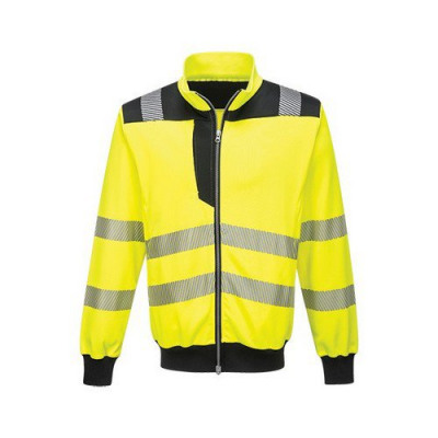 PW3 Hi-Vis Sweatshirt Yellow/Black LR
