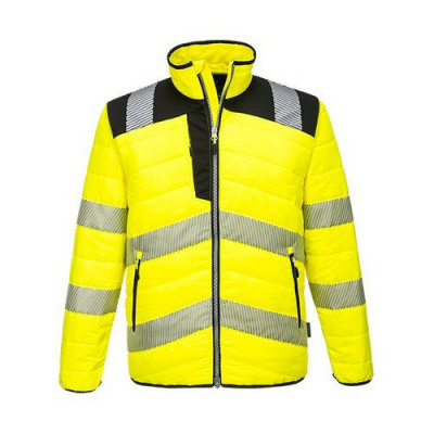 PW3 Hi-Vis Baffle Jacket Yellow/Black LR