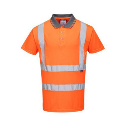 Hi-Vis S/S Polo Shirt RIS Orange LR