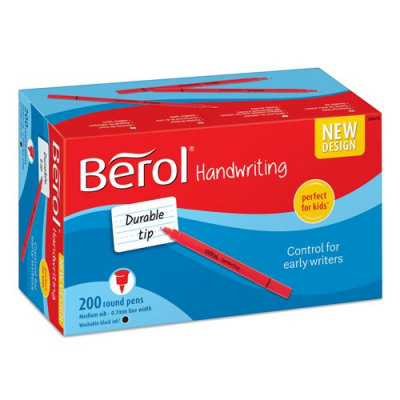 Berol Handwriting Pen Black (Pack of 200) 2056778