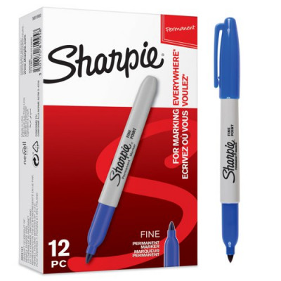Sharpie Fine Tip Permanent Marker Blue