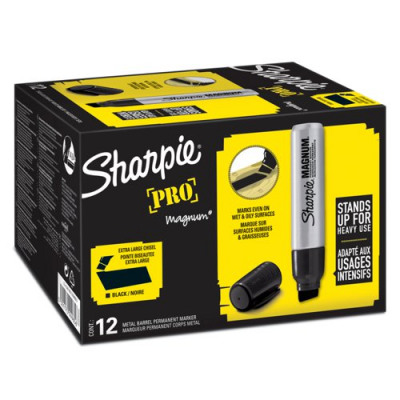Sharpie Metal Permanent Marker Large Chisel Tip Black