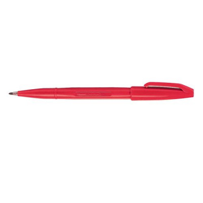 Pentel Sign Pen Fibre Tip Marker Red