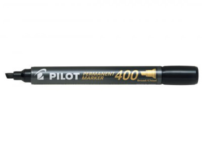 Pilot 400 Permanent Marker Black Chisel Tip 20 for 15