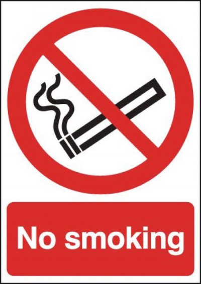 Signs & Labels No Smoking A5 210x148 PVC