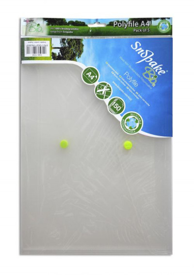 Snopake Biodegradable Polyfile A4 Clear