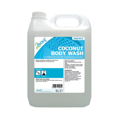 2Work Coconut Body Wash 5 Litre 2W01072