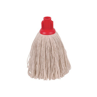 2Work 12oz Twine Rough Socket Mop Red (Pack of 10) 101851
