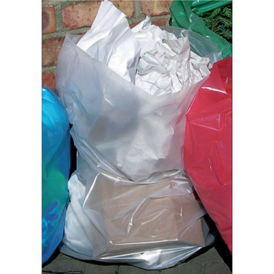 2Work Polythene Bags On a Roll Clear (Pack of 250) 2W06255