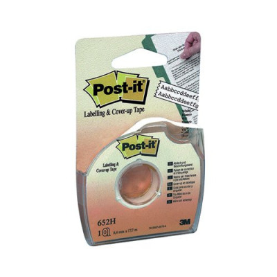Post-it Cover Up and Labelling Tape 8.4mm 652H
