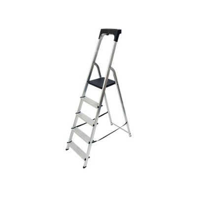 Abru Aluminium High Handrail 5 Tread Step Ladder 7410518