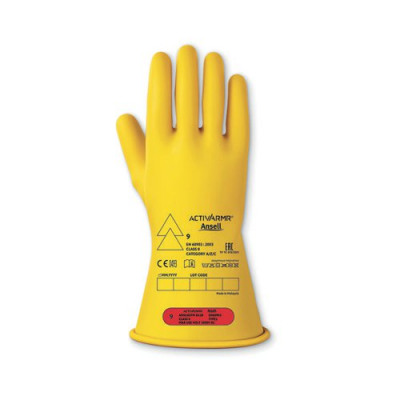 Ansell Low Voltage Electrical Insulating Gloves Class 0