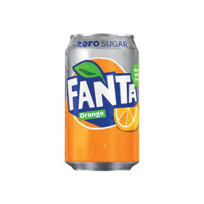 Fanta Zero Orange Soft Drink Can 330ml Ref 0402039 [Pack 24]