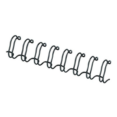 Fellowes 10mm Black Wire Binding Element (Pack of 100) 53265