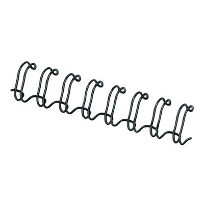 Fellowes 12.7mm Black Wire Binding Element (Pack of 100) 53273
