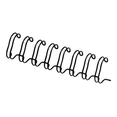 Fellowes 14.3mm Black Wire Binding Element (Pack of 100) 53277