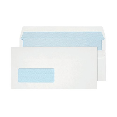 Blake Purely Everyday White Window Self Seal Wallet 110x220mm 90gsm Pack 1000 Code 13884/50 PR