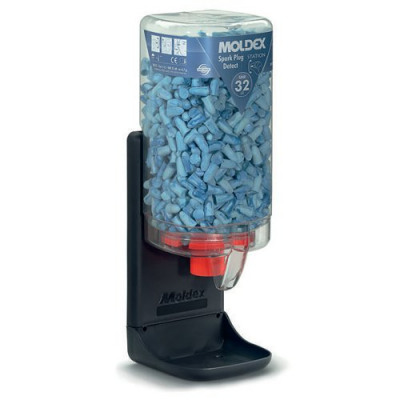 Moldex 7859 Dispenser with 500 Spark Plug Detectable Earplugs