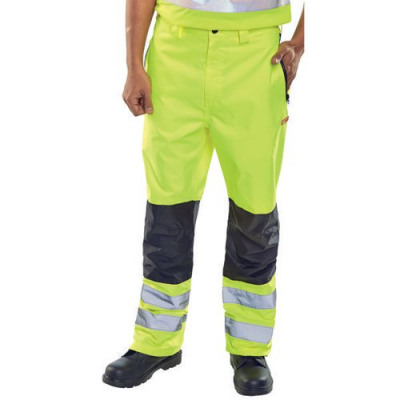 Beeswift Contrast Hi Vis Trousers