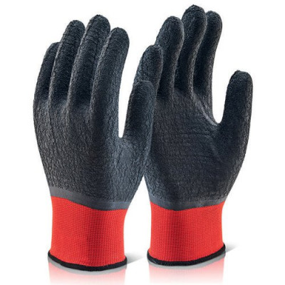 Beeswift Multipurpose Fully Coated Latex Polyester Knitted Gloves