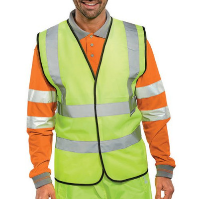 Beeswift Bseen EN ISO 20471 High Visibility Vest (Pack of 100)