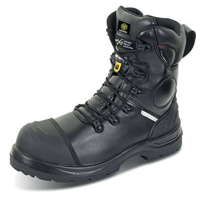 Beeswift Click Trencher Internal Metatarsal Side Zip and Lace Up Safety Boot