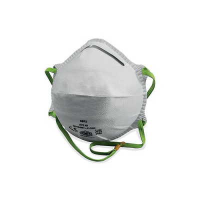 Beeswift B-Brand P2 Moulded Particulate Respirator Mask White (Pack of 20)