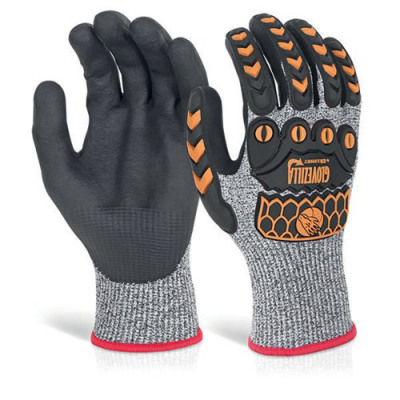 Beeswift Glovezilla Nitrile Palm Coated Gloves