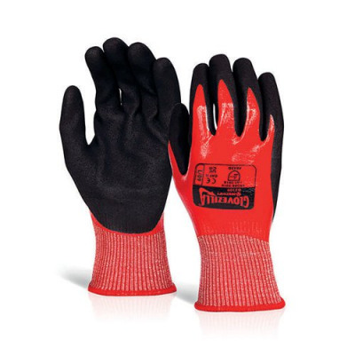 Beeswift Glovezilla Waterproof Nitrile Cut D Gloves (Pack of 10)