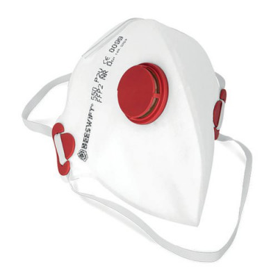 Beeswift Vertical Fold Flat P2 Mask with Valve